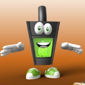 Mascotte 3D cartoon