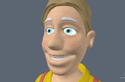 Personnage 3D avec textures