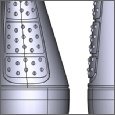 Modélisation CAO des différents designs du nouveau Déostick ADIDAS