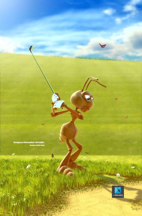 fourmi golfeuse
