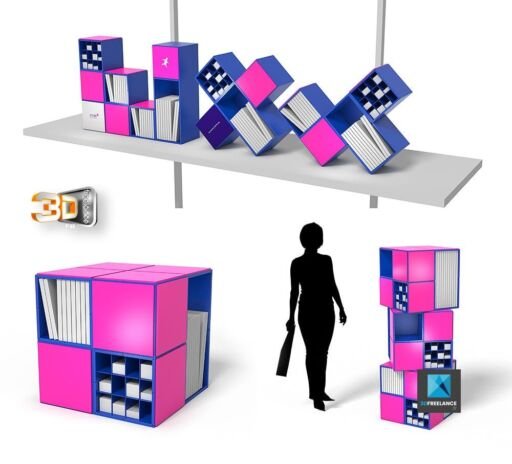 Design produit Cube de rangement