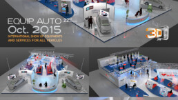 Salon Equip Auto - Stand Autodistribution 400 m2 - Client: Megapremium