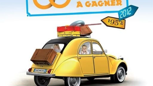 Voiture Citroën 2CV en 3D