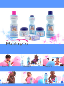 Publicité Baby's et Packshot produit