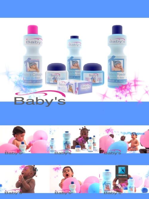 Publicité Baby's et Packshot produit