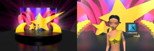 cartoon infographiste 3d freelance mtv show
