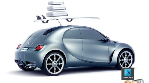 Prototype Citroën en 3D