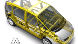 Structure renforcée sur Renault Espace en Infographie 3D