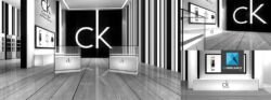 Design d'un corner shop pour Calvin Klein