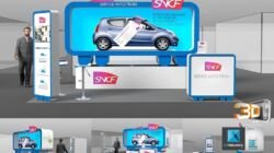 Concepteur de stand pliable pour le Salon de l'Auto