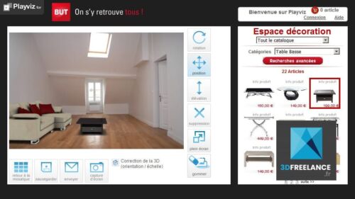 Configurateur 3D BUT | Modélisation de l'ensemble du catalogue en 3D temps réel