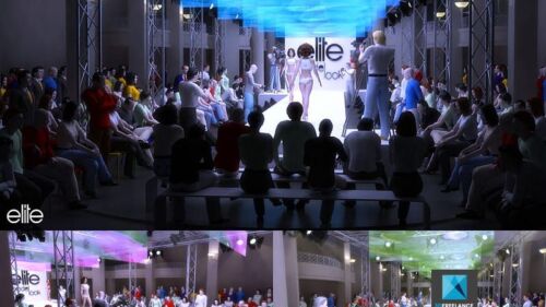 Roughs du défilé Elite au Ritz à Paris | Client: Publicis Event