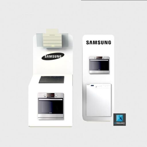 Concepteur de meubles de présentation pour appareils de cuisines