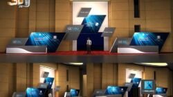 Global Competitiveness Forum | Création de roughs 3D des comptoirs d'enregistrement