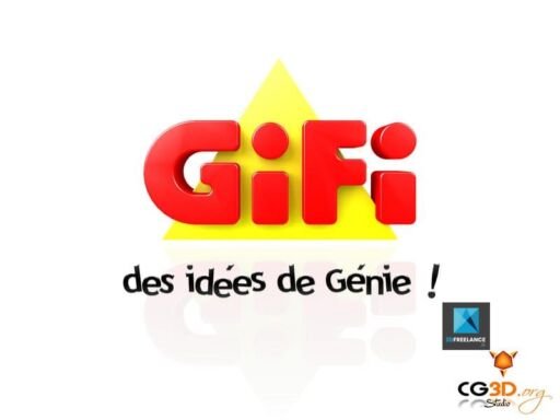 Création du logo officiel en 3D | Client: GIFI