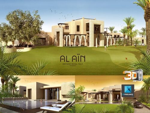 Hotel Royal Palm Maroc | perspective 3d architecture