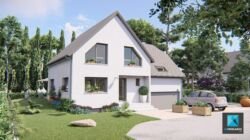 image 3D immobilière de maison - freelance 3D