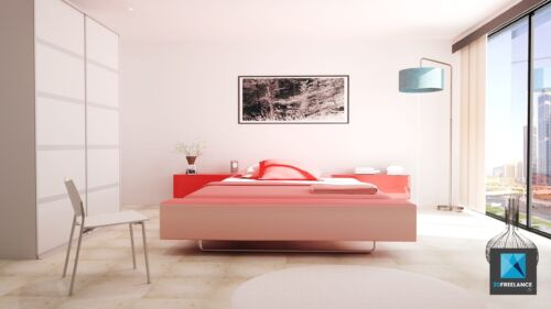 image 3d hôtel