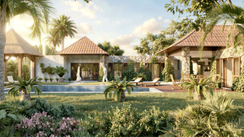 image 3d villa ile maurice