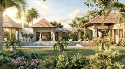 image 3d villa ile maurice