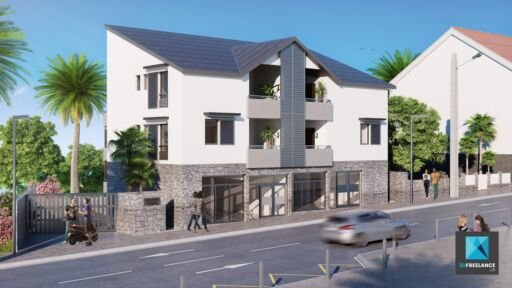 perspective 3d immobilier la reunion