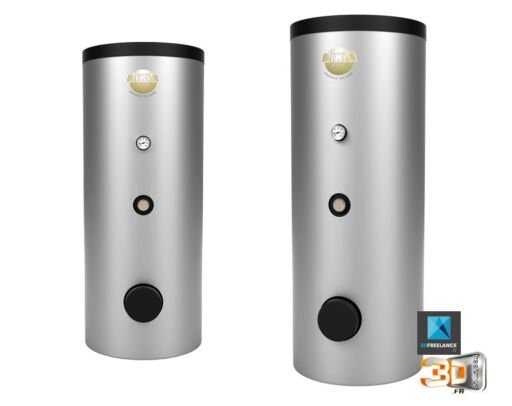 Illustrations 3D de chauffe-eau | Client: AIXA