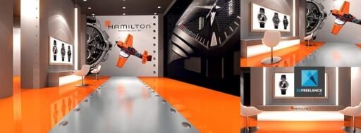 Animation 3D d'un corner shop Hamilton