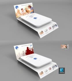 Création d'une PLV en infographie 3D pour une plaque à induction portable