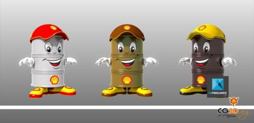 infographiste mascotte 3d yacco