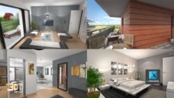 dessin 3d appartement