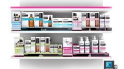 Conception d'une étagère de vente