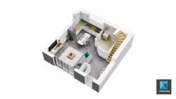 maquette 3d appartement Auvergne-Rhône-Alpes Isère