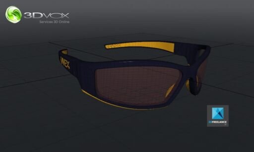 freelance 3d lunette