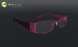 modelisation 3d lunettes