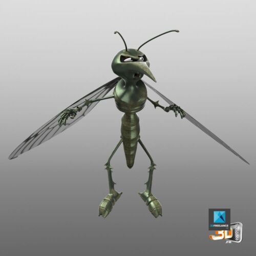 Modélisation et rig du personnage en 3D