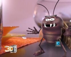 Personnage Cafard en 3D