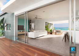 perspective 3d appartement Guadeloupe freelance