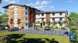 perspective 3d architecture - immeuble résidentiel Guyane