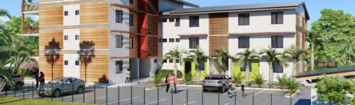 perspective 3d architecture - immeuble résidentiel Guyane