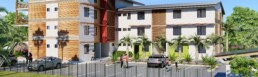 perspective 3d architecture - immeuble résidentiel Guyane
