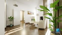 perspective 3d architecture sejour - maison de retraite - EHPAD