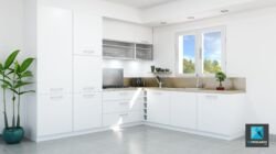 image 3d cuisine - perspective 3d cuisine