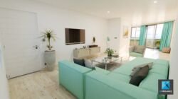 perspective 3d living room