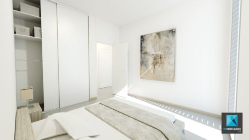 image 3d chambre a coucher