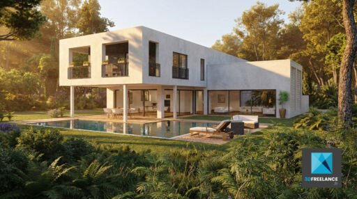 perspective 3D extérieure