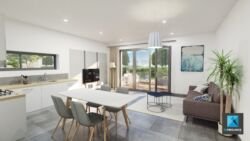 image 3d séjour - Grenoble immobilier