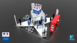 perspectiviste 3d stand ministere de la defense