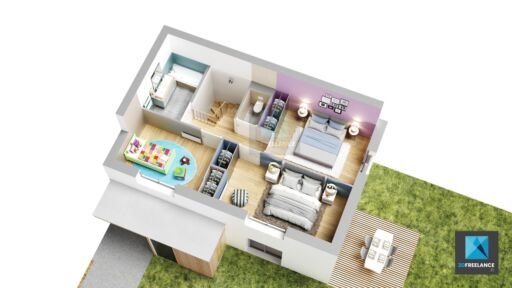 plan de vente 3d architecture maison Haute-Savoie Auvergne-Rhône-Alpes