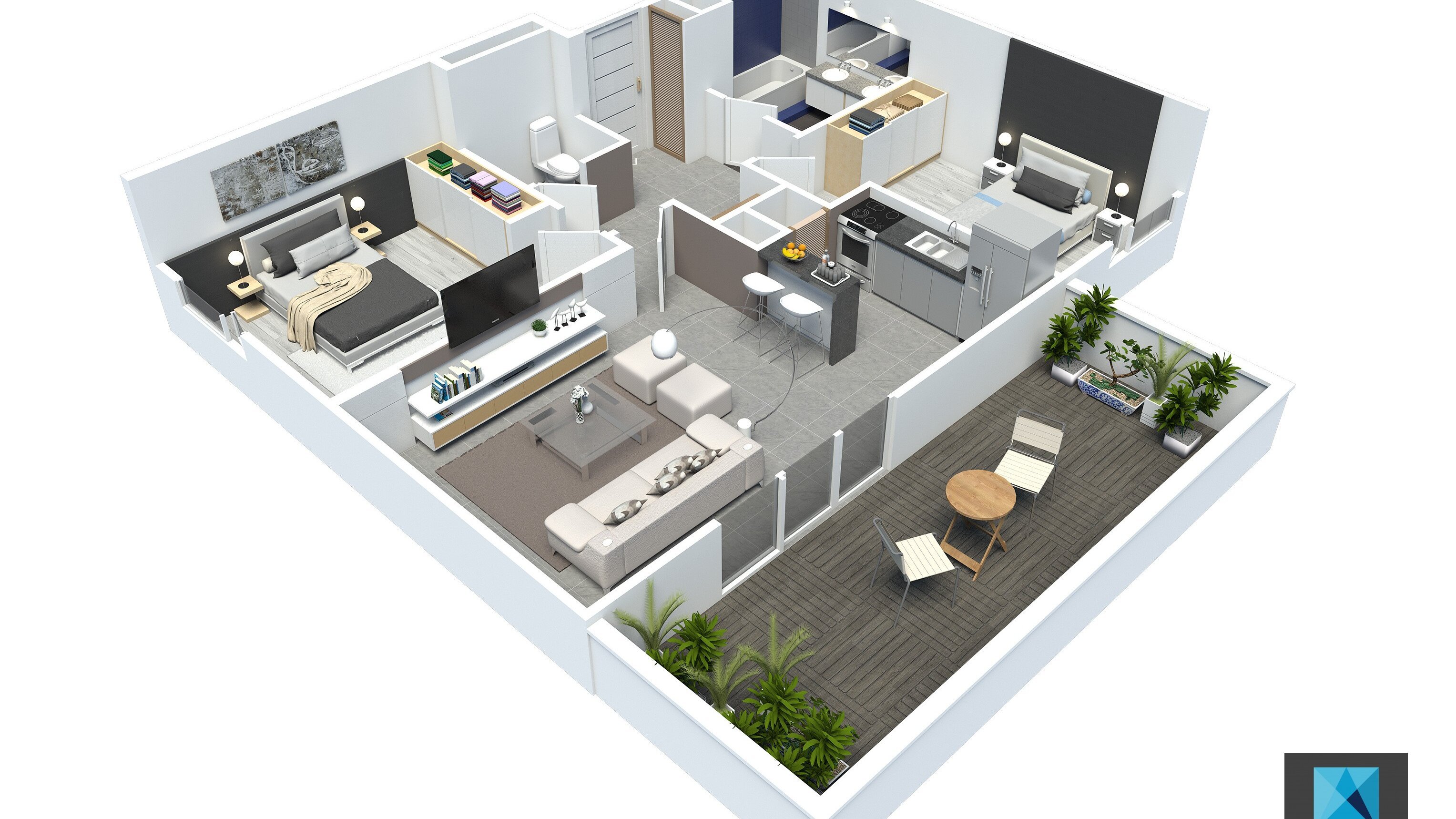 plan de vente appartement t3