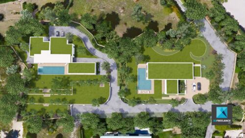 plan de masse 3d